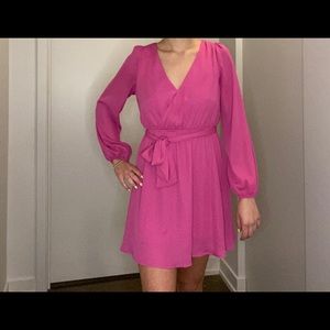 Franacesa’s pink dress